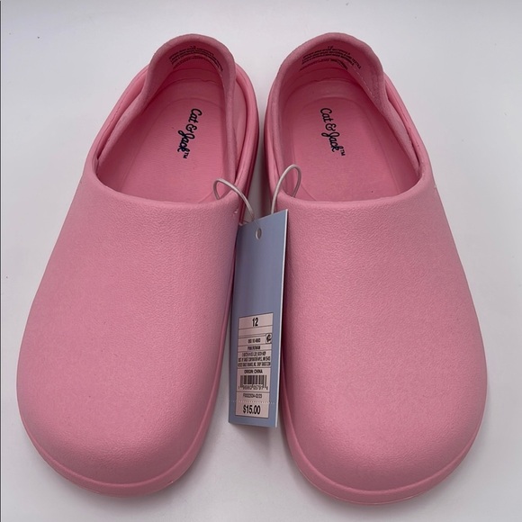 Cat & Jack Other - NWT Cat & Jack Toddler Girls Pink Rowan Pull-On Slip On Water Shoes Size 12